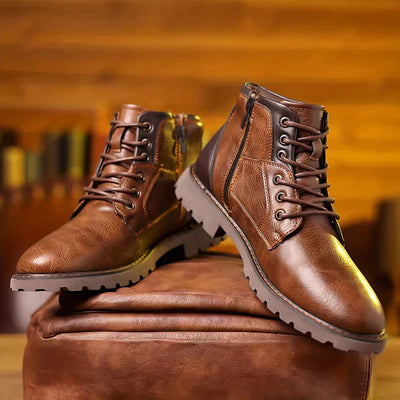 Mario | Premium Lace-Up Boots